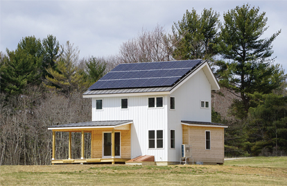 Sustainable farmhouse and barn design in Berwick, ME
